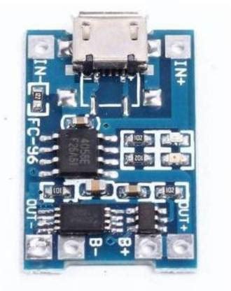 TechSupreme (Pack of 10 )TP 4056- 5V 1A Micro USB 18650 Lithium Battery ...