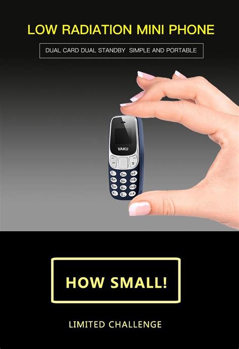 VAKU ® World's smallest Dual-Sim Nano Phone with Voice Changer, Alarm ...