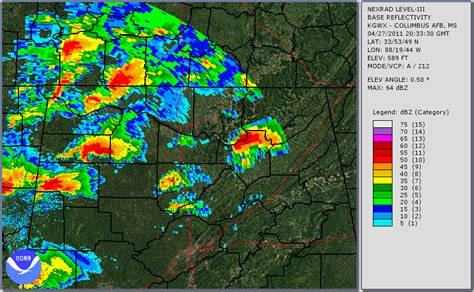 EF5 Tornado Track: Franklin(AL) to Franklin(TN)