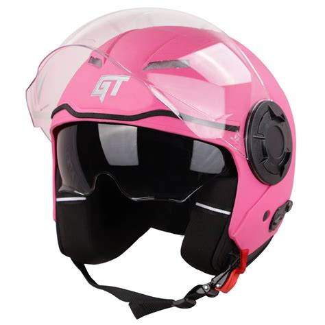Steelbird SBH-31 GT Dashing ISI Certified Open Face Helmet for Men and ...