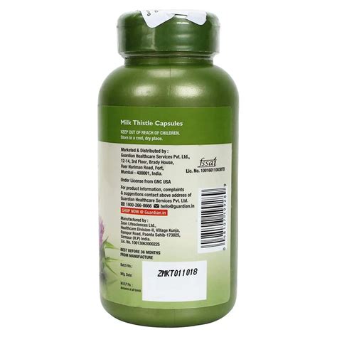 Gnc Milk Thistle 200 Mg 90 N CAP | India's Leading Genuine Supplement ...