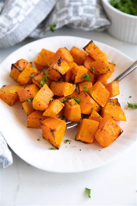 Air Fryer Butternut Squash - The Forked Spoon