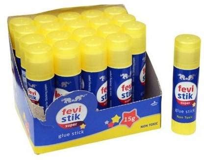 Pidilite Fevistik Glue Stick 15gm Pack of 20 Adhesive Price in India ...