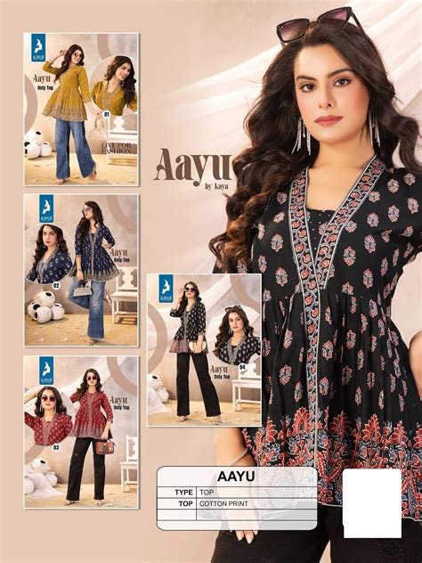 Aayu Kaya Cotton Fancy Tops Exporter – Kavya Style Plus