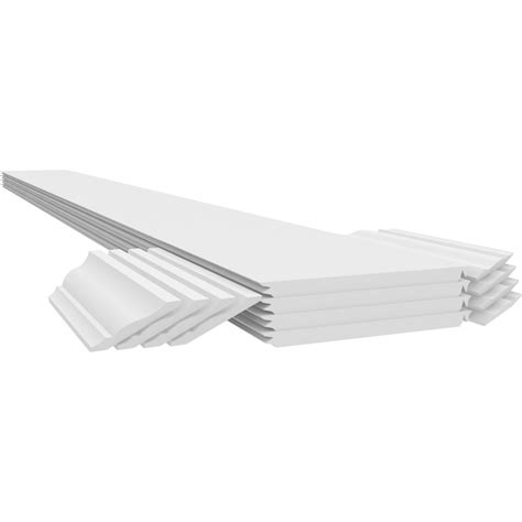 Ekena Millwork Craftsman Classic 9.625-in L x 8-ft H Unfinished PVC ...