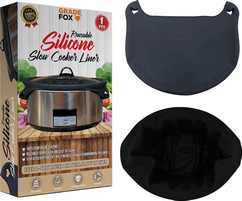 Amazon.com: Grade Fox Non-Stick Slow Cooker Liners, Crockpot liner, 6-8 ...