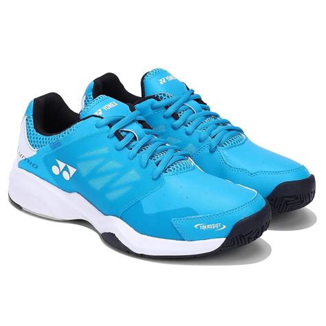 Buy YONEX Mens Power Cushion Non Marking Shoes -Lumio 3 (Aqua Blue, 5 ...