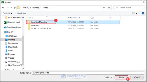 Image result for Extract Metadata to Excel