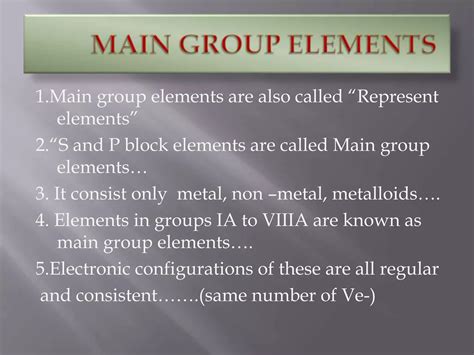 Maingroup elements | PPTX