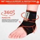 BOLDFIT Ankle Support For Pain Relief Ankle Wrap Grip Gym Brace Binder ...