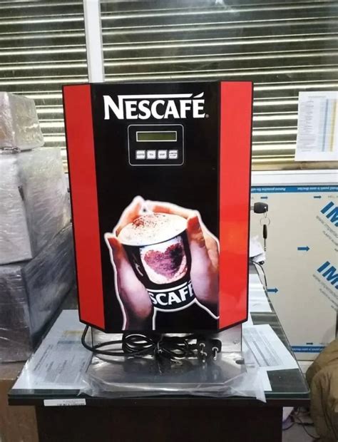 Nescafe 3 lane vending machine Delhi with Full Service | COFFEE WALLA