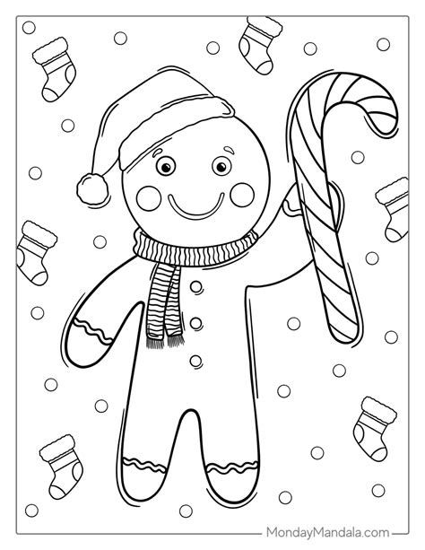 45 Gingerbread Man Coloring Pages (Free PDF Printables)