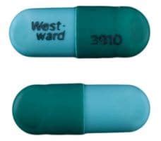 Pill Finder: West-ward 3910 Green Capsule-shape - Medicine.com