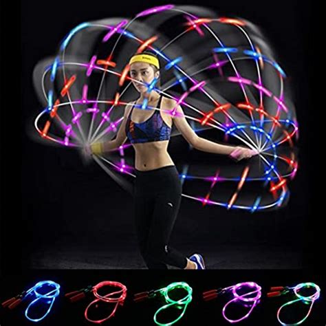 Buy JAGMAG® LED Jump Rope, Plastic & Rubber, Random Colors, Slip ...