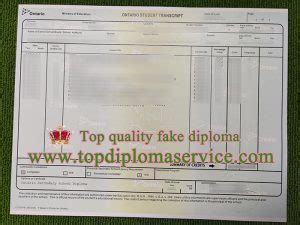 Image result for Ontario Transcript Paper