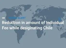 Reduction in amount of Individual Fee while designating Chile - S.S ...