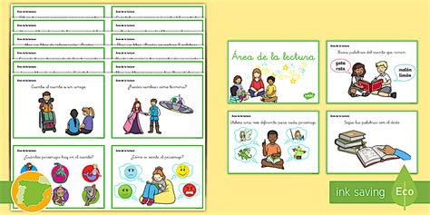 Tarjetas de trivial: Área de la lectura (teacher made)