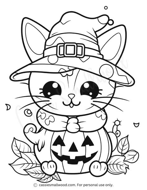 Fun Halloween Cat Coloring Pages: Free & Easy! - Free coloring pages to ...