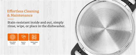Solimo Stainless Steel Dutch Oven with Glass Lid