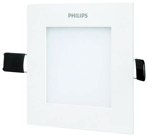 Philips Ultra Slim Plus 7-Watt Recessed LED Panel (Warm White, Square ...
