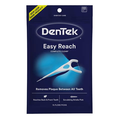 Buy DenTek Complete Clean Easy Reach Floss Picks, 75 Count Online at ...