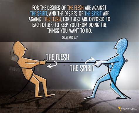 The Flesh vs The Spirit - Galatians Bible Comic