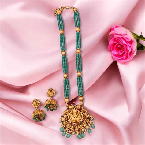 Mint Shivarupa Temple Jewellery Set- New Arrival – Bling Bag