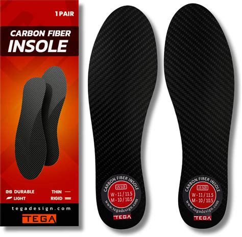 Amazon.com: Carbon Fiber Insoles, Carbon Fiber Foot Plate 1 Pair Rigid Shoe Insert Support Turf ...