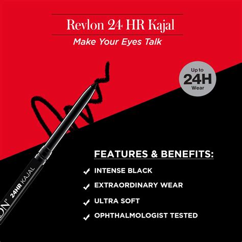 Eye Kajal - Revlon 24HR Kajal Online In India – Revlon India
