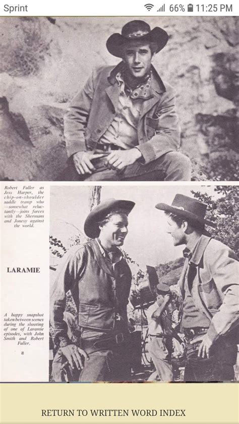 Pin by Patti Mellinger on Favorite Westerns | Laramie tv series, Robert ...