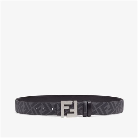 Cinturón FF Squared Piel Negro | Fendi