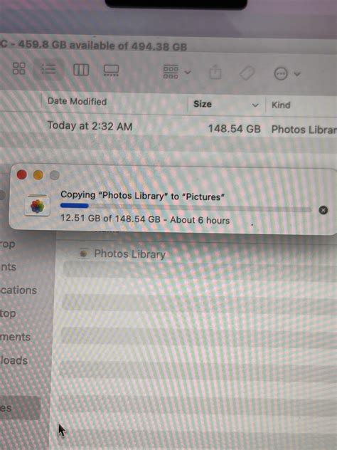 Copying photos library between M1 MacBook Air, and M2 MacBook Air using ...