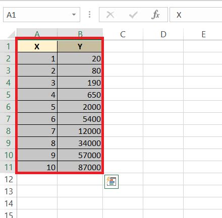 Image result for Semi-Log Graph Excel