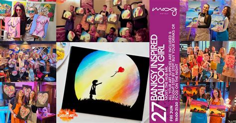 Banksy Inspired Balloon Girl! At Moxy MK!, Moxy Milton Keynes, 27 June ...