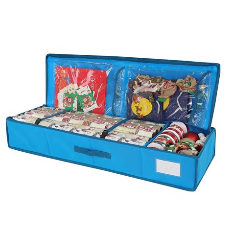 Amazon.com: Christmas Wrapping Paper Storage Container Fits up to 18-24 ...
