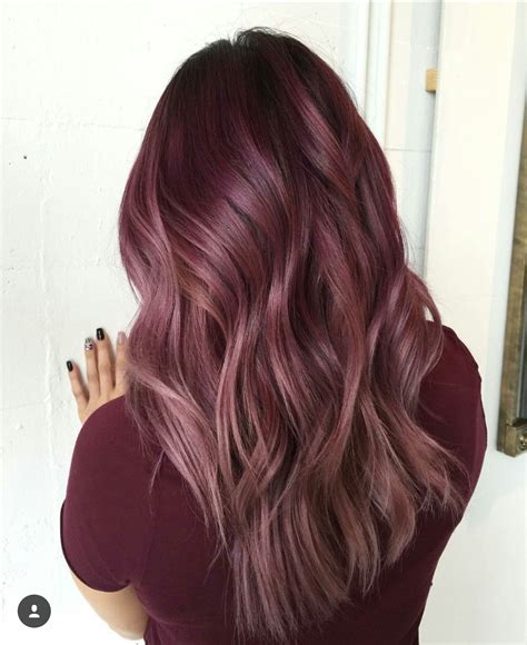 Pin by Karen N. Garcia on Hairstyles/Colorstyle | Maroon hair, Burgundy ...