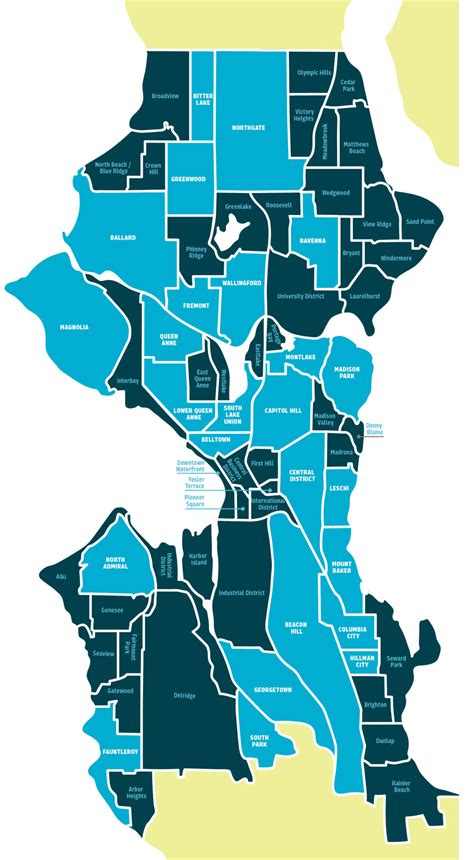 Seattle Neighborhood Map