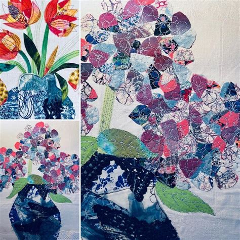 Image result for Textile Collage Spring