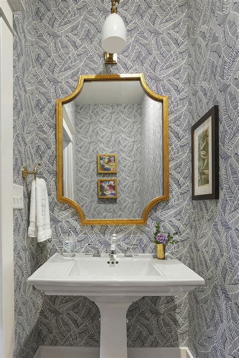 10 Stunning Powder Room Wallpaper Ideas