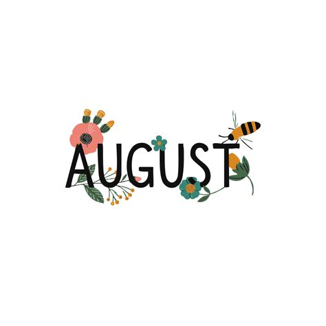 Free August Vector Clipart (PNG, SVG) to Edit Online