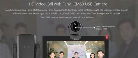 Fanvil X7A 20-Line Touchscreen Wi-Fi Android IP Phone