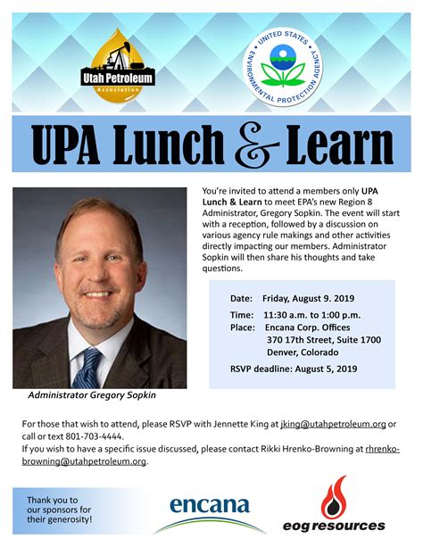 Sopkin Meeting flier – UTAH PETROLEUM ASSOCIATION