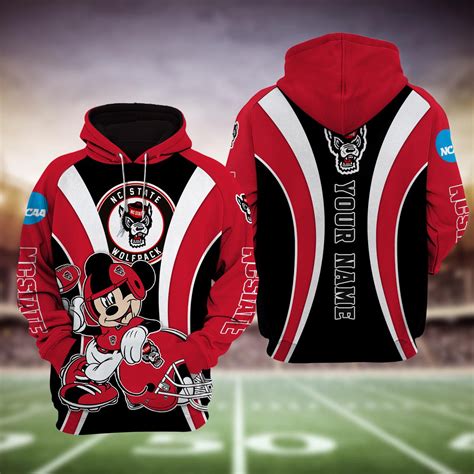 NC State Wolfpack And Mickey Mouse Disney Hoodie, Zip-Hoodie – Nousty