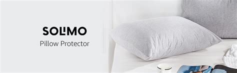 Amazon Brand - Solimo Pillow Protector (18''' x 27'', Grey) : Amazon.in