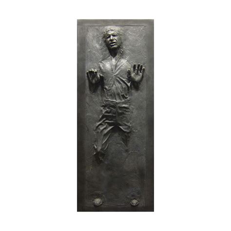Lifesize Star Wars Han Solo Frozen In Carbonite Wall/Door Decal | The ...