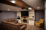 7 Great Basement Design Ideas : Before and after basement finishing design.