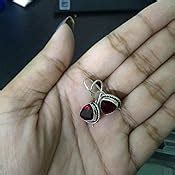 Buy SILVESTO INDIA No Metal Stamp Gemstone Silver Plated Red Quartz ...