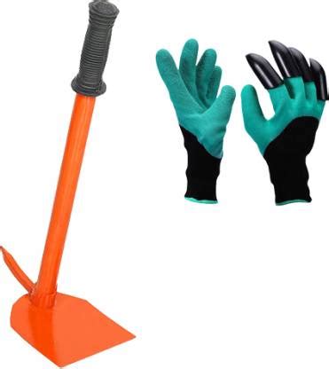 GREEN TOUCH Home Gardening tools items combo, Two In Hoe with prong ...