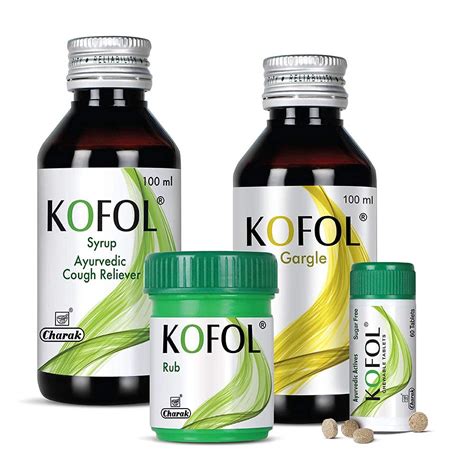 Buy Charak Health Care Kofol Combo - Kofol Chewable Tablet (60 Tab ...