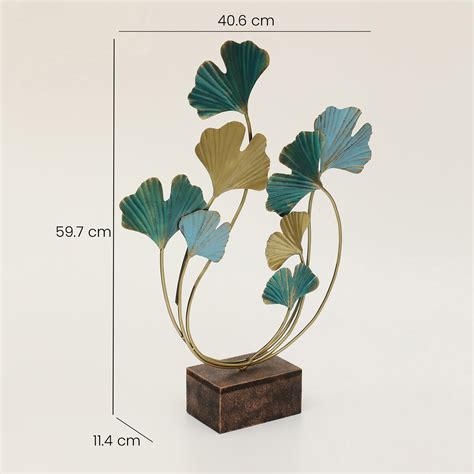 Buy Vedas Saachi Ginko Metal Table Accent from Vedas at just INR 4599.0